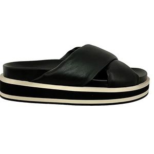 NIB Frame Le Playa Slide Noir Size 36